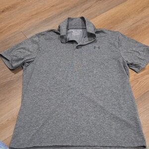 Under Armour Men's Gray Polo Shirt